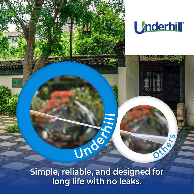 Underhill PowerBlast Super Sweeper 6-Inch Garden Water Hose Nozzle, Sprayer, Jet, 7 GPM 80 PSI, 3/4-Inch Thread Inlet, Heavy-Duty Adjustable, SN6-75 - Image 5